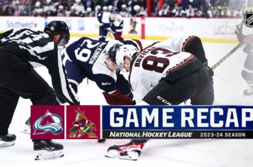 Coyotes @ Avalanche 2/18 | NHL Highlights 2024