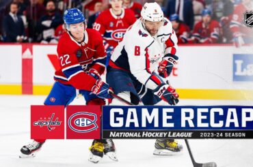 Capitals @ Canadiens 2/17 | NHL Highlights 2024