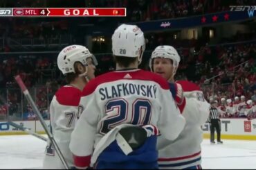 JURAJ SLAFKOVSKY GETS HIS FIRST MULTI-GOAL GAME!