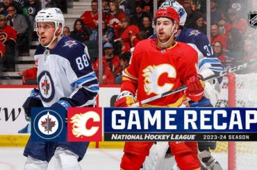 Jets @ Flames 2/19 | NHL Highlights 2024