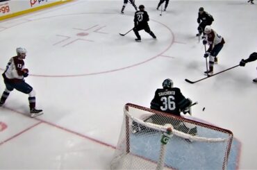 Nazem Kadri Opens The Scoring With This Sweet Redirect In The Slot