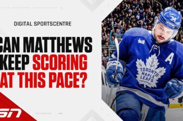 Can Auston Matthews keep up his scoring pace?