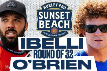 Caio Ibelli vs Liam O'Brien | Hurley Pro Sunset Beach 2024 - Round of 32