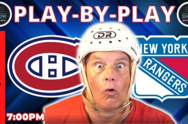 NHL GAME PLAY BY PLAY: CANADIENS VS RANGERS