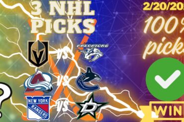 Tuesday nhl picks today NHL Today Picks & Predictions  2/20/24 | 3 Picks in 4 Minutes