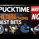 NHL Predictions, Picks & Odds | Islanders vs Penguins | Canucks vs Avalanche | PuckTime Feb 20