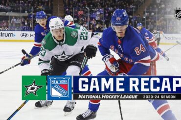 Stars @ Rangers 2/20 | NHL Highlights 2024