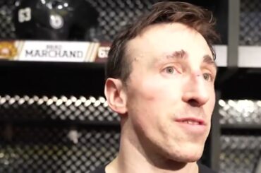 Brad Marchand on his 1000th Game | Bruins Postgame Interview