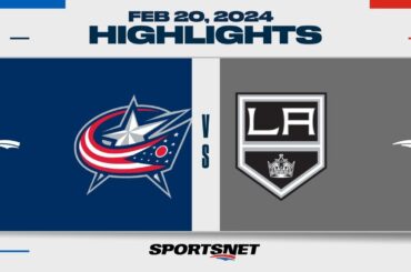 NHL Highlights | Blue Jackets vs. Kings - February 20, 2024