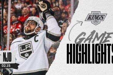 Viktor Arvidsson Returns & LA Kings outlast New Jersey Devils in Road Win | Game Highlights