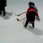 Matthias playing hockey with the Eisbaeren Berlin Juniors