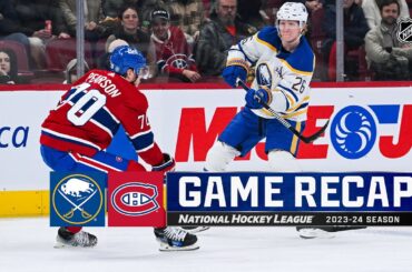 Sabres @ Canadiens 2/21 | NHL Highlights 2024