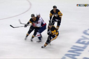 WATCH: Kris Letang smash Marcus Johansson in the head.