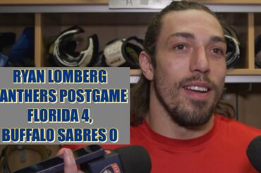 Ryan Lomberg, Panthers Postgame: Florida 4, Buffalo Sabres 0