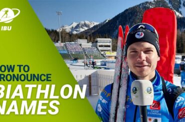 Beijing 2022: Biathletes Pronouncing Their Names