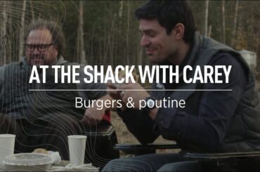 Carey Price at the Au Pied de Cochon Sugar Shack | Burger and Italian Poutine