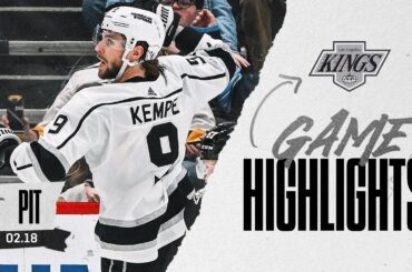 LA Kings Adrian Kempe scores TWICE in Win over Pittsburgh Penguins | Game Highlights