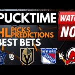 NHL Predictions, Picks & Odds | Avalanche vs Red Wings | Rangers vs Devils | PuckTime Feb 22