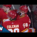 Oliver Kylington Splits The Defence And Buries His First Goal Since Returning To Flames' Lineup