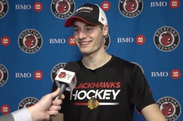 IceHogs Postgame: Anders Sorensen, Jaxson Stauber