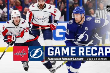 Capitals @ Lightning 2/22 | NHL Highlights 2024