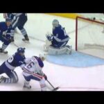 Jonathan Bernier's Great Diving Save - Oilers at Maple Leafs - 12/10/2013