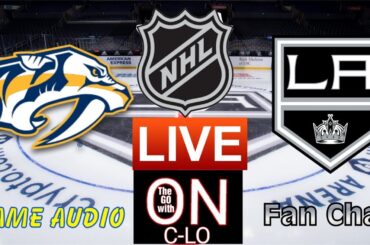 🔴Nashville Predators Vs. LA Kings. Live NHL Hockey. Game Audio & Chat