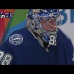 Andrei Vasilevskiy stops Ovechkin's slapshot from the office (22 feb 2024)