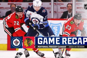 Jets @ Blackhawks 2/23 | NHL Highlights 2024