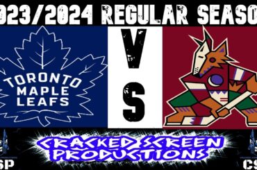 LIVE NHL Play By Play Commentary Toronto Maple Leafs  @ Arizona Coyotes