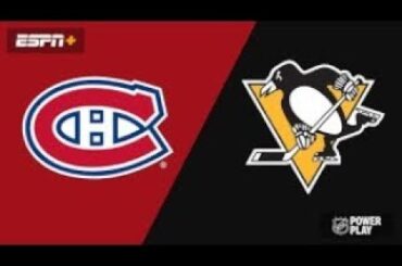 NHL | Montreal Canadiens vs Pittsburgh Penguins LIVE STREAM | Live Play-by-Play, Reaction | LIVE NHL