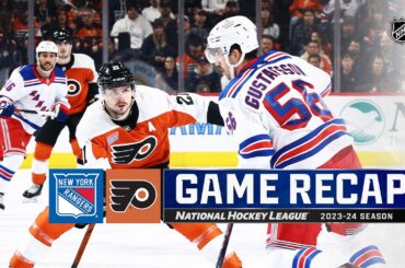 Rangers @ Flyers 2/24 | NHL Highlights 2024