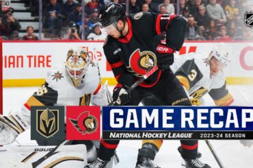 Golden Knights @ Senators 2/24 | NHL Highlights 2024