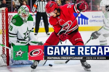 Stars @ Hurricanes 2/24 | NHL Highlights 2024