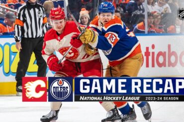 Flames @ Oilers 2/24 | NHL Highlights 2024