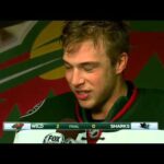 Darcy Kuemper after the Wild win vs. the Sharks