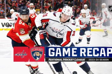 Capitals @ Panthers 2/24 | NHL Highlights 2024