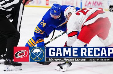 Hurricanes @ Sabres 2/25 | NHL Highlights 2024