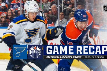 Blues @ Oilers 2/28 | NHL Highlights 2024