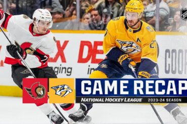 Senators @ Predators 2/27 | NHL Highlights 2024