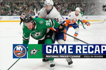 Islanders @ Stars 2/26 | NHL Highlights 2024