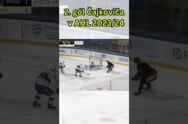 Maxim Čajkovič dal 2. gól v AHL sezóne 2023/24 #cajkovic #ahl #sk #hokej