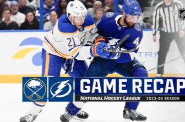 Sabres @ Lightning 2/29 | NHL Highlights 2024