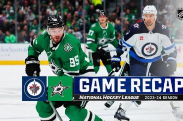 Jets @ Stars 2/29 | NHL Highlights 20224