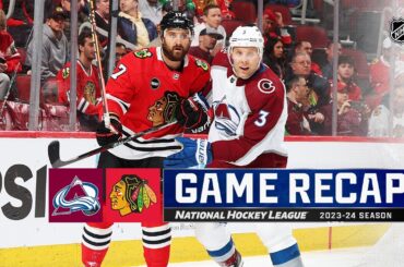 Avalanche @ Blackhawks 2/29 | NHL Highlights 2024