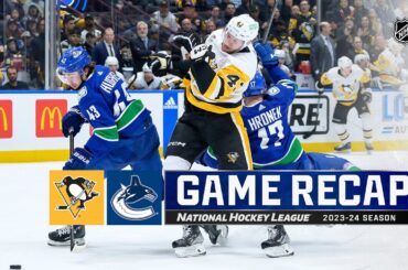 Penguins @ Canucks 2/27 | NHL Highlights 2024