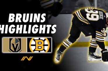 Bruins Highlights: Morgan Geekie Records Hat Trick In Boston's High Scoring Game Against Vegas