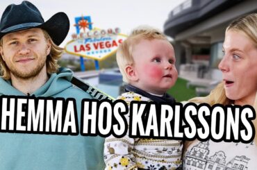 NHL-stjärnan William Karlsson visar lyxhuset i Vegas