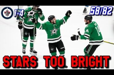 Jets Game Reaction 2023-24 58/82 WPG-1 DAL-4 Loss —Stars Too Bright—