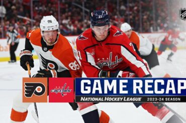 Flyers @ Capitals 3/1 | NHL Highlights 2024